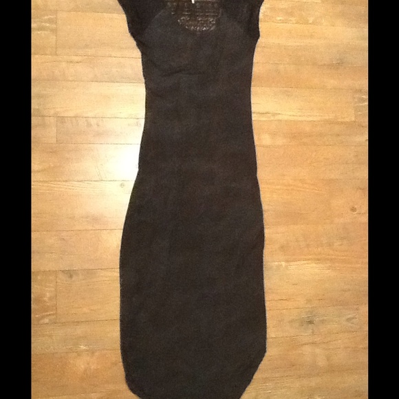 Free People Charcoal Maxi Dress