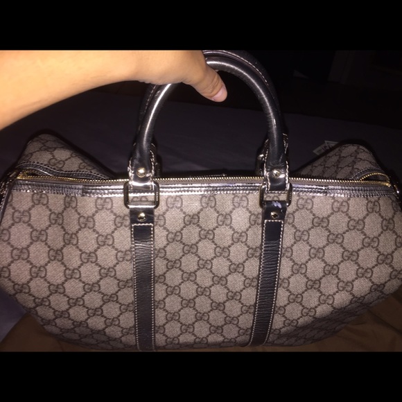Gucci Metallic Silver Large Duffle Bag! - Picture 2 of 4