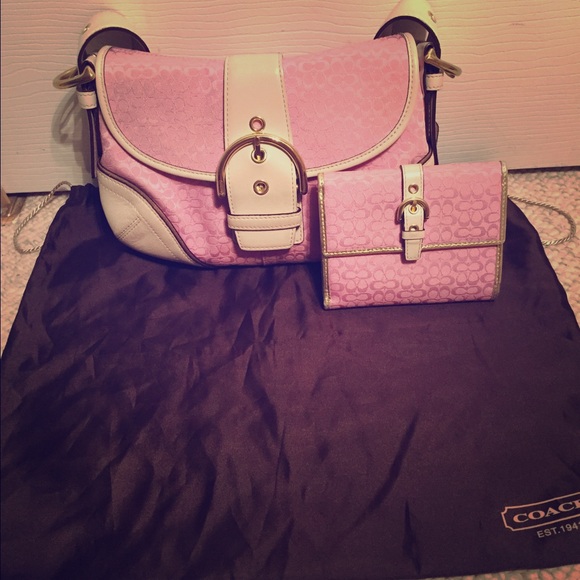 coach purse and wallet