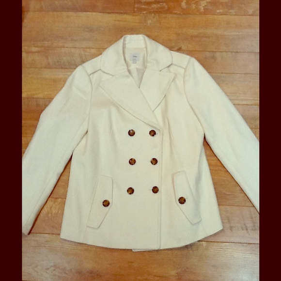 White Gap Peacoat