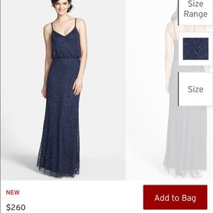 Adrianna Papell blouson gown