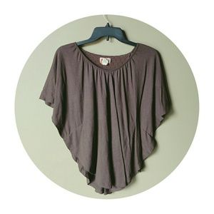 💛Poncho with Crochet Back