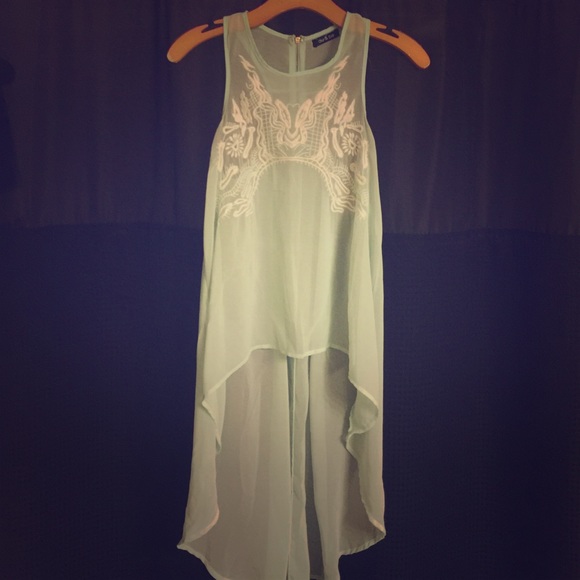 High-low tank top