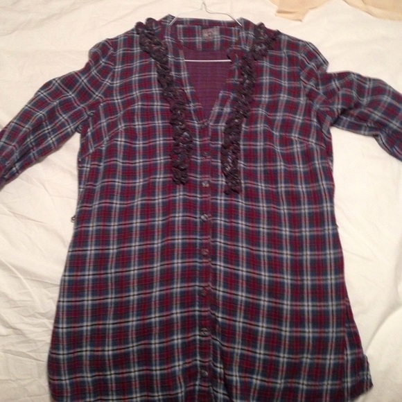 Plaid button up