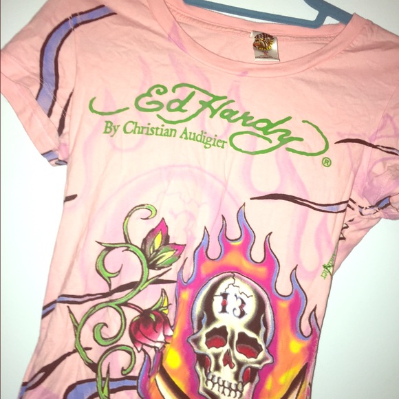 Fitted Ed Hardy T-shirt