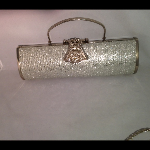 Silver Clutch Bag