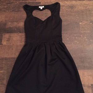Black Dress W/ Heart Cut Out
