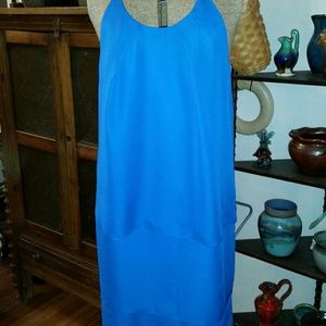 Reserved! Acne Satya Tape Dress Royal Blue NWOT