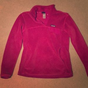 Fuchsia Patagonia Snap Pullover