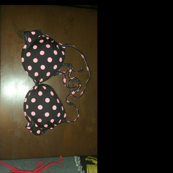 Polka dot bikini top