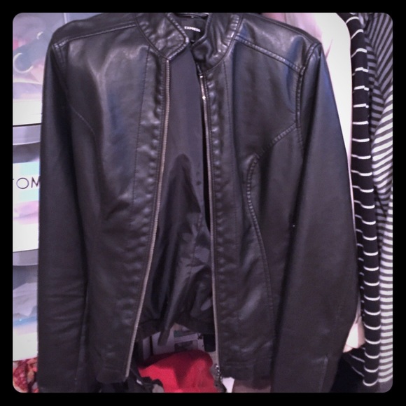 Express leather jacket