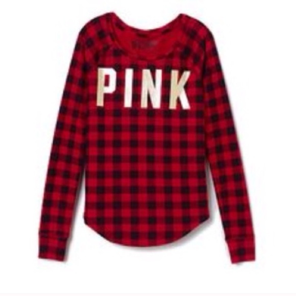 PINK VS Thermal Pajama Set