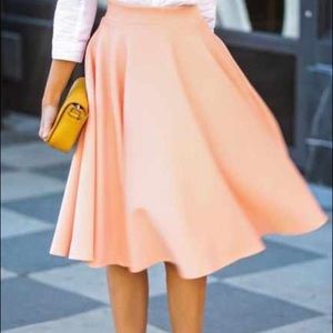 💜pre order💜 light pink a-line skirt