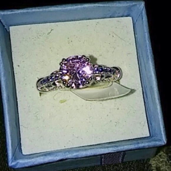 Brand 🆕 Beautiful Pink Topaz & Amethyst Ring❗️ - Picture 2 of 2