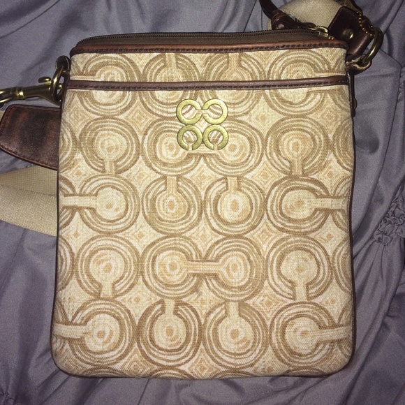 Coach Audrey Op Art Swirl Crossbody - Picture 1 of 4