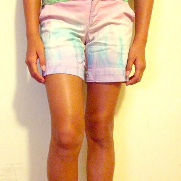 tie dyed shorts