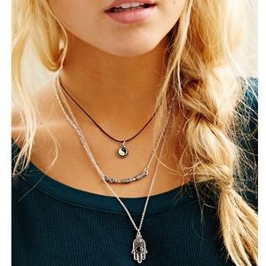 🆕Yin Yang Hamsa layering necklace