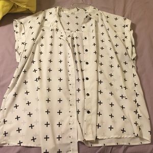 Cross blouse