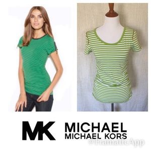 ✨Michael Kors Cold Shoulder Zipper Tshirt
