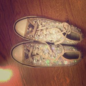 Sequin Chucks// never seen another pair like these