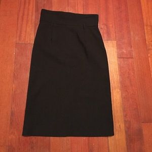 Black pencil skirt