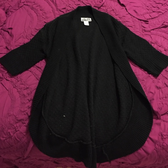 Black Knitted Cardigan