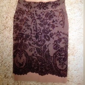 BCBG "Scarlett" Lace Printed Power skirt SOLD