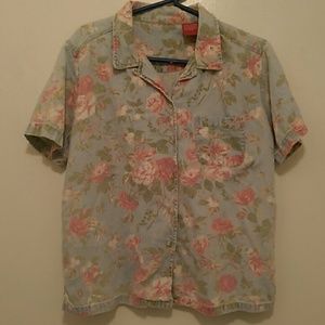 Floral Button up