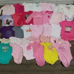 32 Baby girl Onsies