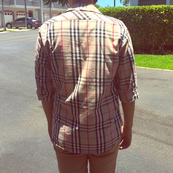 Mens Burberry Brit long sleeve