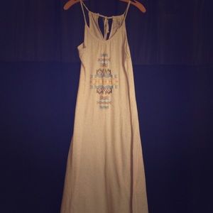 Long cotton sleeveless dress