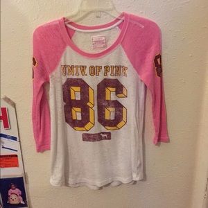 Victoria's Secret baseball t-shirt