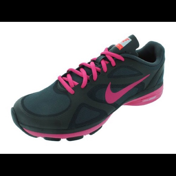 Grey and pink nikes