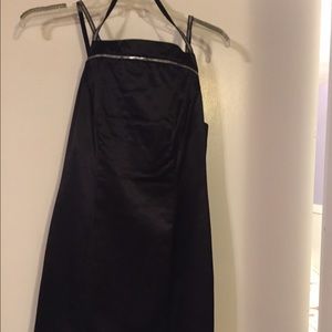 Black Versace cocktail dress