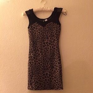 New w/o tags H&M leopard mesh dress.