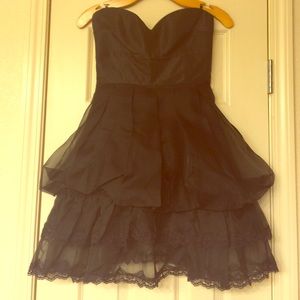 Bebe black party dress