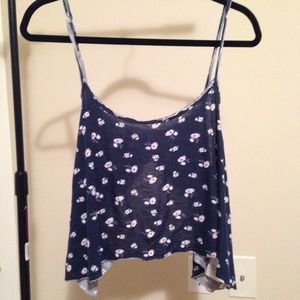 Abercrombie and Fitch Flowy Crop Top