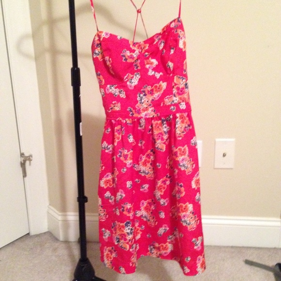 Pink Floral Dress