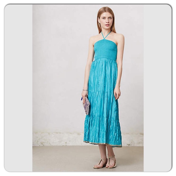 Anthropologie Maeve Daleka Day Silk Dress