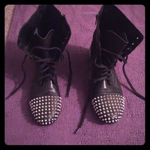 Steve Madden Studded Combat Boots