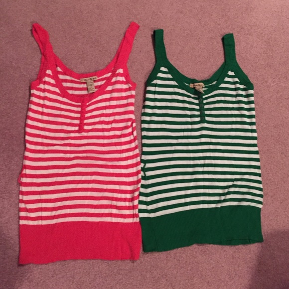 Forever 21 striped tank bundle