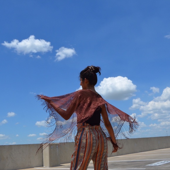 Fringe Poncho - Picture 2 of 2