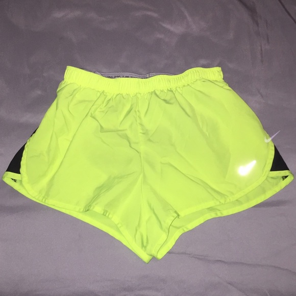 Neon Nike Running Shorts