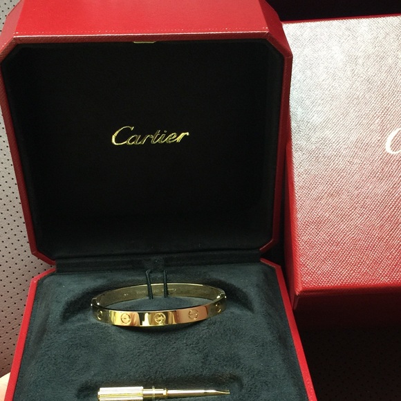 Cartier love bracelet 18K yellow gold size 16