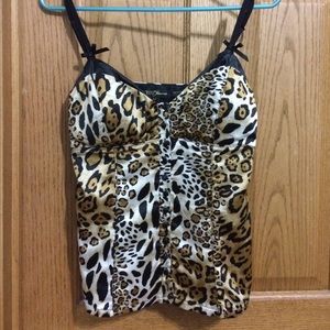 ANIMAL PRINT GUESS CORSET