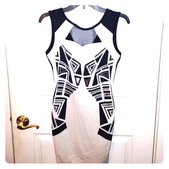 Black & white dress