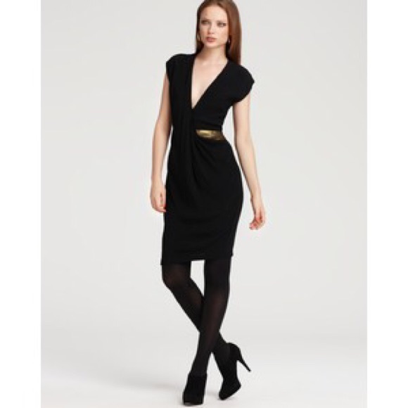 Diane Von Furstenberg Black Dress