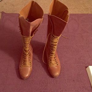 Tan Steve Madden Knee boots