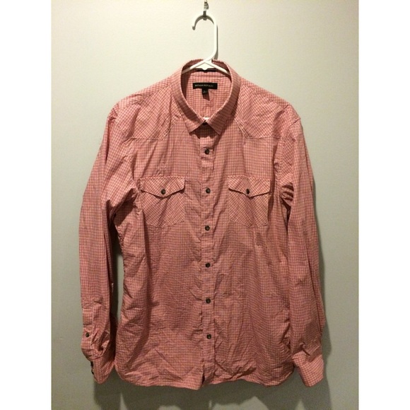 Men's Long Sleeved Button Up
