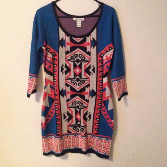 Fitted tribal dress